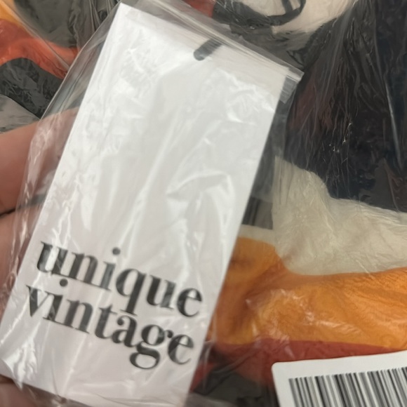 NWT unique vintage candy corn stripes dress - Picture 6 of 6